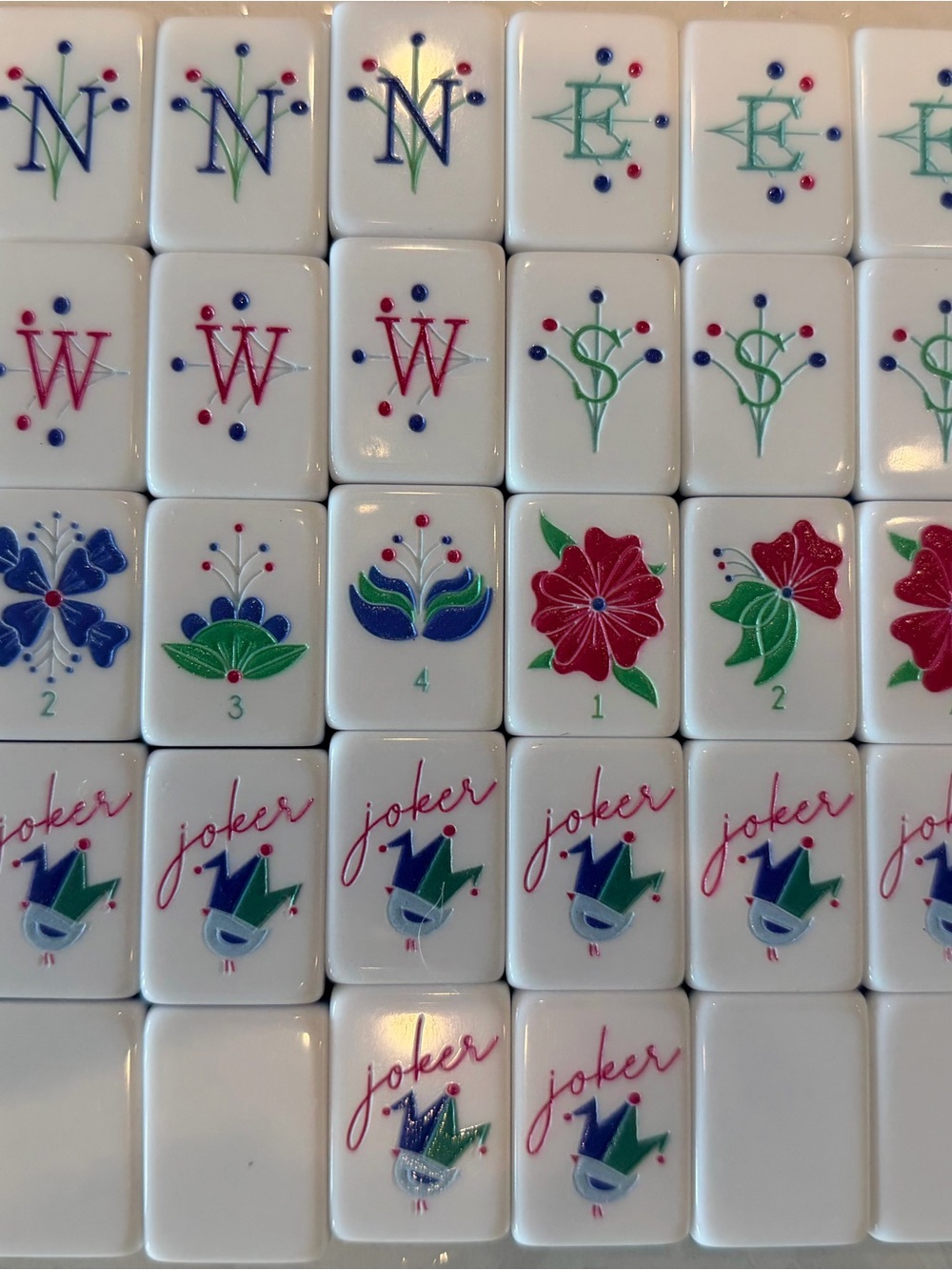 Mahjong Tile Set - No Name Brand/ Slightly Imperfect - Picture 2 of 10
